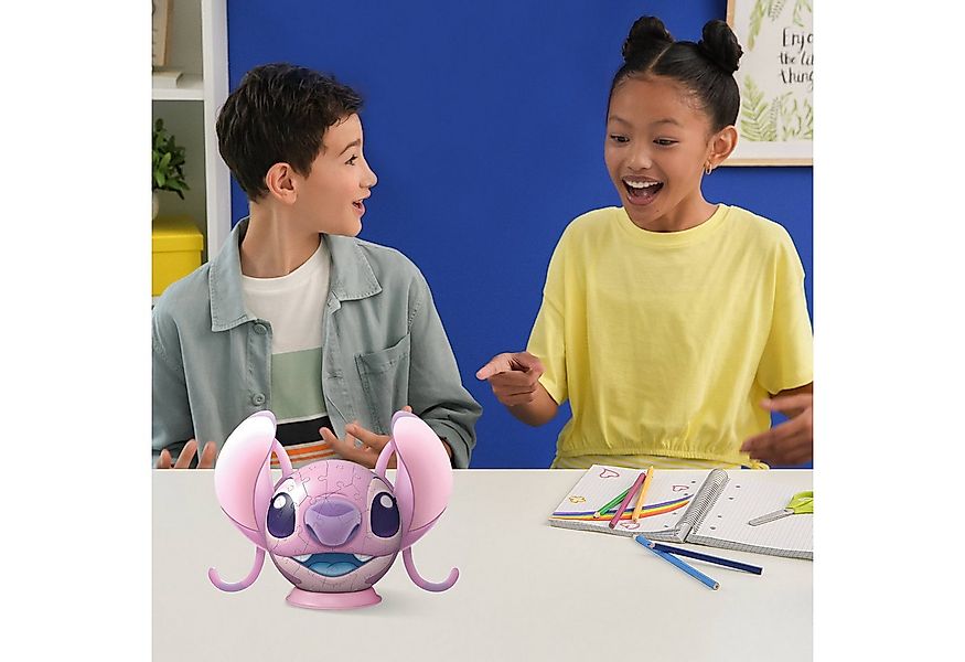 Ravensburger 3D-Puzzle 72 Teile 3D Puzzle Ball Disney Stitch Angel mit Ohre günstig online kaufen
