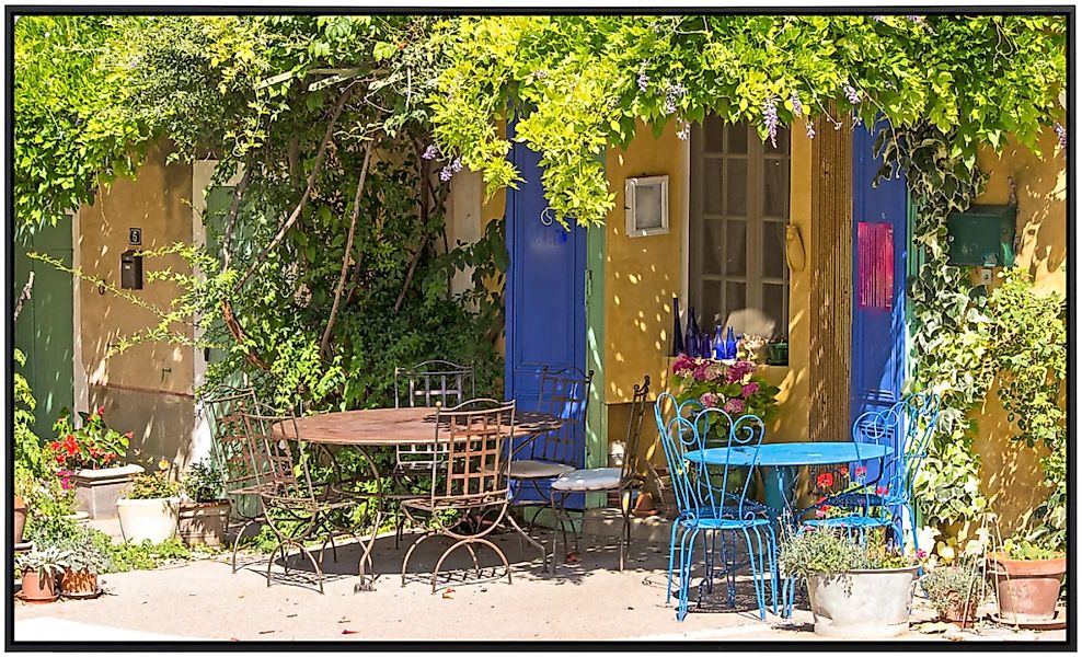 Papermoon Infrarotheizung »Provence Cafe Shop«, sehr angenehme Strahlungswä günstig online kaufen
