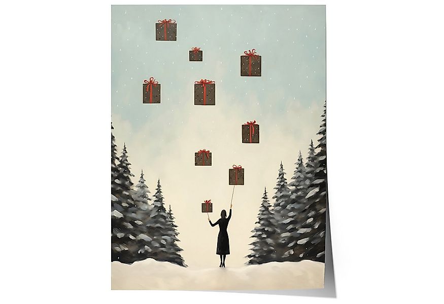 JUSTGOODMOOD Poster Geschenke · Magische Weihnachts Deko, (1 St), verschied günstig online kaufen
