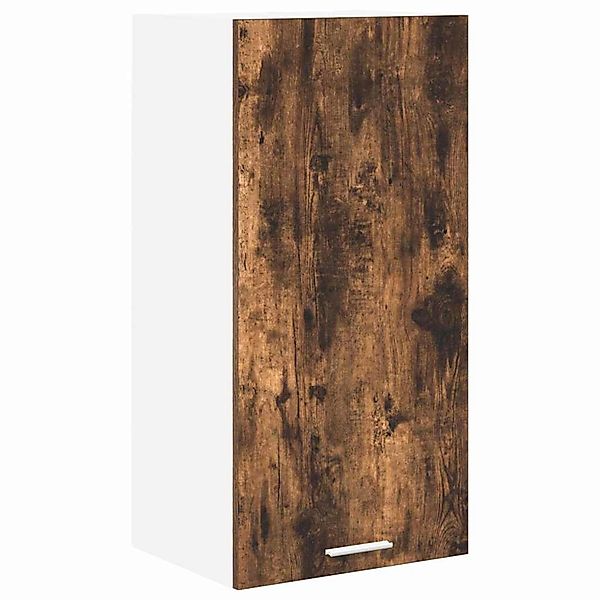 vidaXL Hängeschrank Riga Geräucherte Eiche und Weiß 40 x 31 x 80 cm 884262 günstig online kaufen