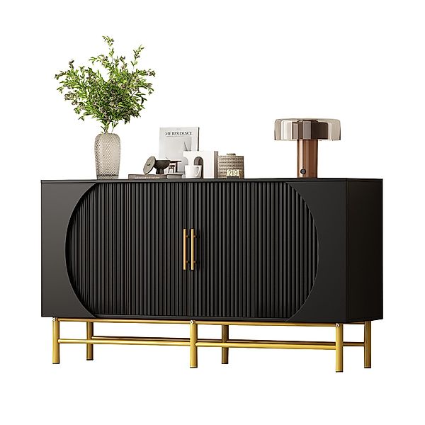 MODFU Sideboard Moderner Vier-Türen-Anrichte (Elegantes Vier-Türen-Sideboar günstig online kaufen