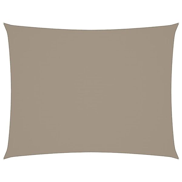 vidaXL Sonnensegel Oxford-Gewebe Rechteckig 5x6 m Taupe 135439 günstig online kaufen