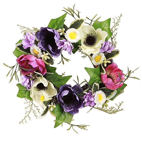 Viana Dekokranz Künstlicher Kranz Anemonen Margeriten günstig online kaufen
