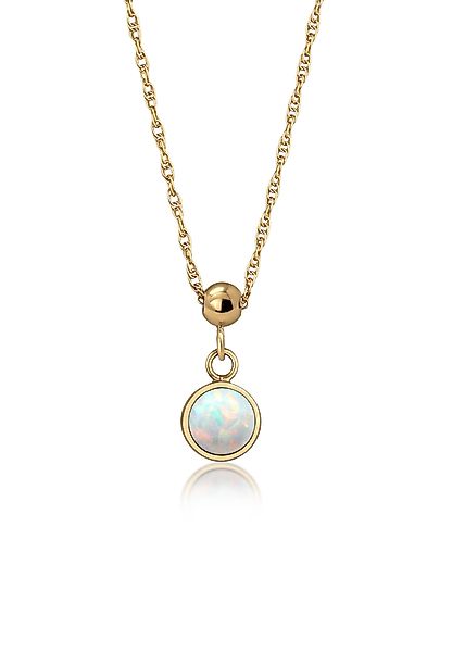 Elli Premium Kette mit Anhänger Geburtsstein günstig online kaufen