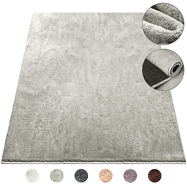 Simloveve Teppich Kuscheliger Kurzflor Teppich, Rechteckig, günstig online kaufen