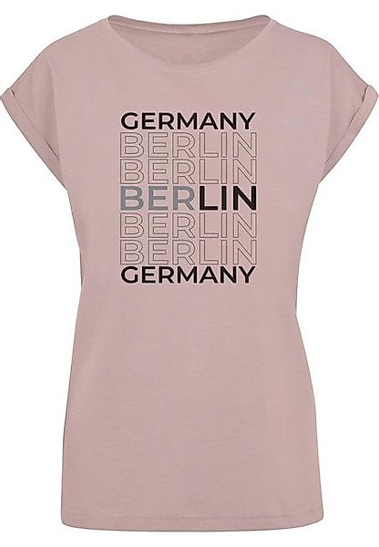 Merchcode T-Shirt Merchcode Damen Ladies Berlin Extended Shoulder Tee (1-tl günstig online kaufen