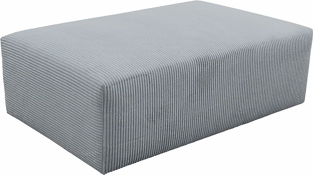 WERK2 Polsterhocker "Zeus-XL", Curvy Trend Hocker mit urbaner Optik günstig online kaufen