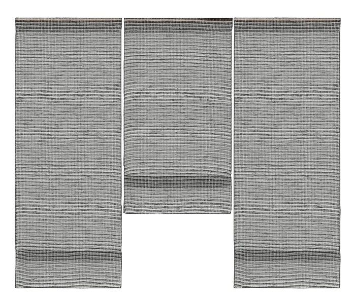 EXPERIENCE Scheibengardine Scheibengardine modern 3er I 4er Mini Flächenvor günstig online kaufen