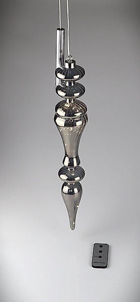 AM Design LED Dekoobjekt Zapfen rauch zum Hängen, LED fest integriert, 9x47 günstig online kaufen