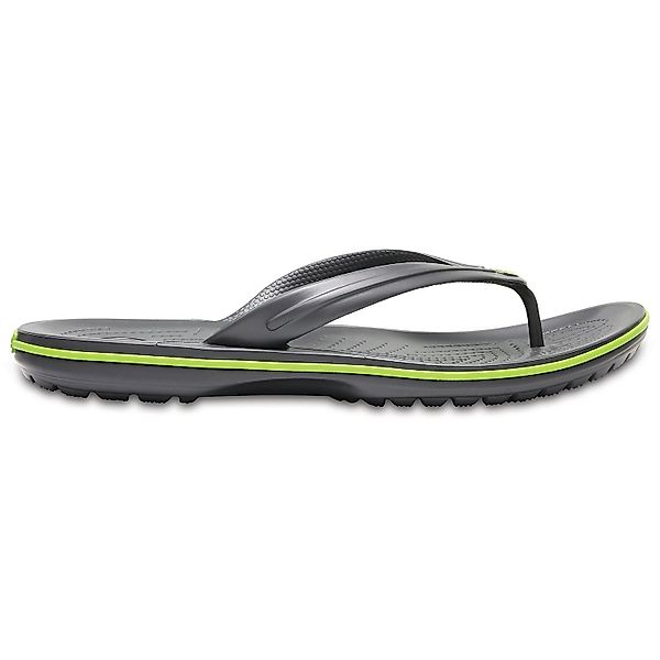 CROCS Crocband Flip-Sandalen, komfort Farbe dunkelgrau Größe: 43-44 günstig online kaufen