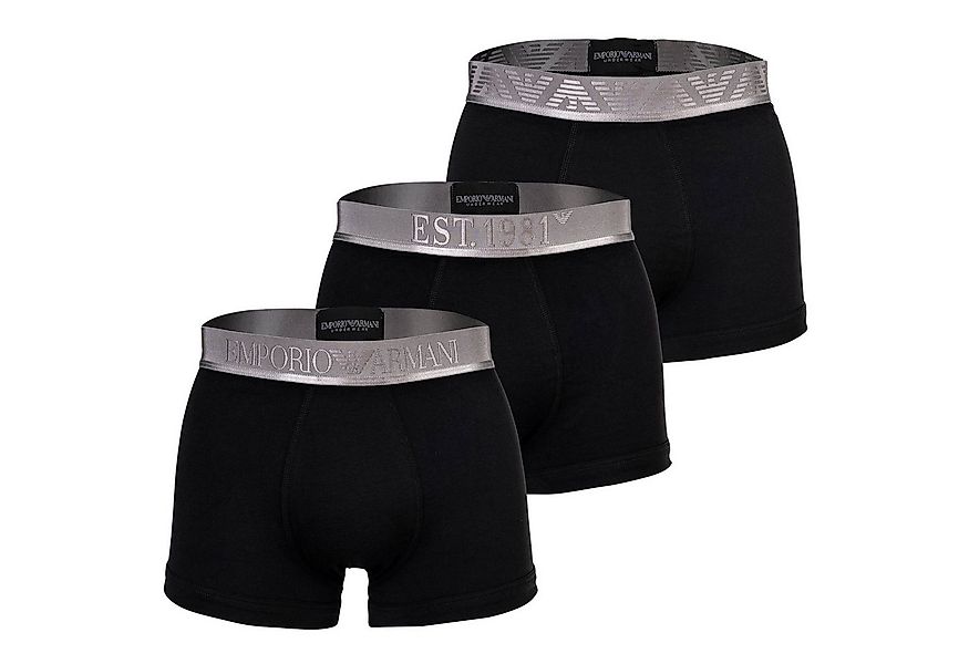Emporio Armani Boxer Herren Boxershort 3er Pack Baumwolle (Packung, 3er Pac günstig online kaufen