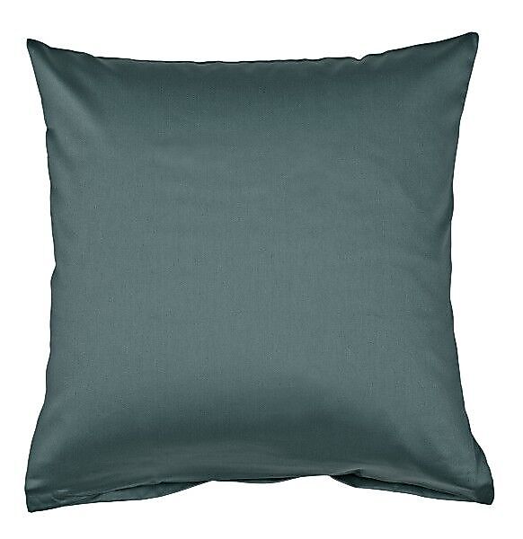Janine Janine Mako-Satin Bettwäsche Colors 31001 mineralgrün Größe:  40x40 günstig online kaufen