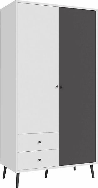 FORTE Drehtürenschrank "Harllson, EasyKlix by Forte, Aufbau ohne Werkzeug + günstig online kaufen