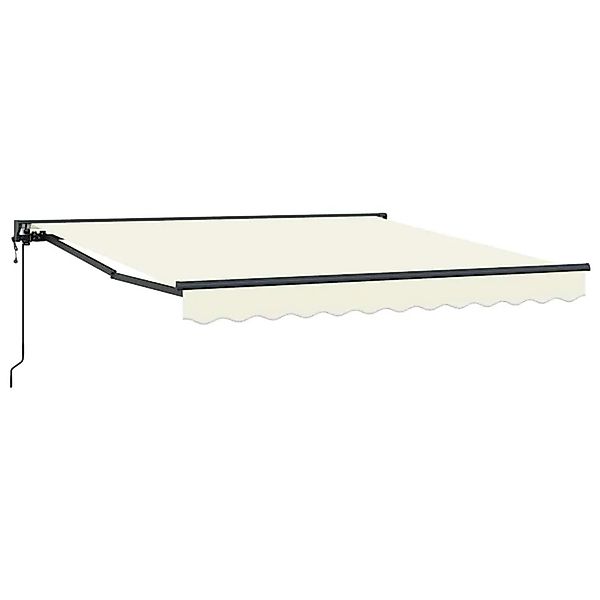 vidaXL Einziehbare Markise Creme 300 x 250 cm Polyester und Metall 3329920 günstig online kaufen