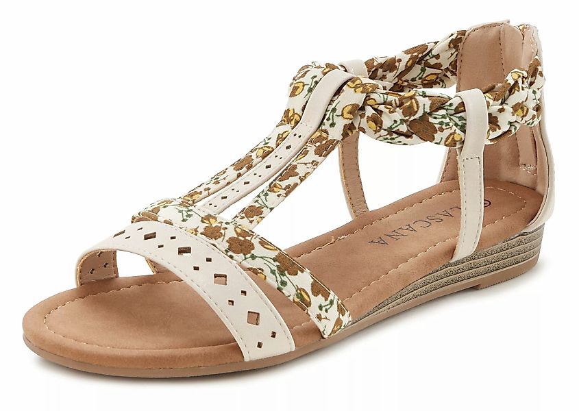 LASCANA Sandale, Sandalette, Sommerschuh mit Riemchen im Festival-Look VEGA günstig online kaufen