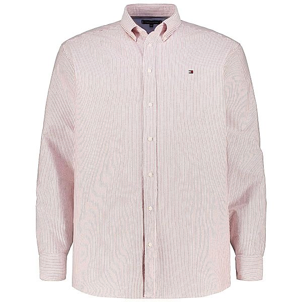 Tommy Hilfiger Freizeithemd mit Streifen Farbe rot/weiß Größe: 5XL günstig online kaufen