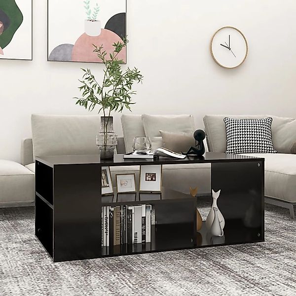vidaXL Couchtisch Schwarz 100x50x40 cm Holzwerkstoff Modell 1 günstig online kaufen
