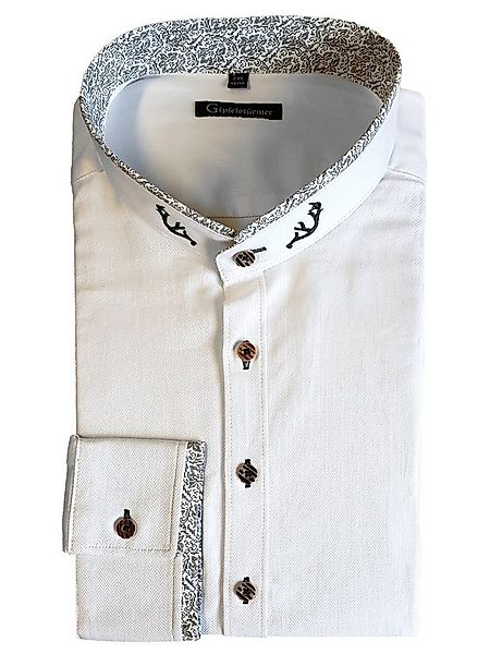 Moschen-Bayern Trachtenhemd Trachtenhemd SLIM FIT Herren Stehkragen Wiesn-H günstig online kaufen