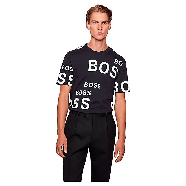 Boss Tiburt Kurzärmeliges T-shirt M Black günstig online kaufen