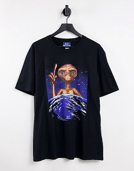 Park Agencies – E.T Pointing Up – Oversize-T-Shirt in Schwarz günstig online kaufen