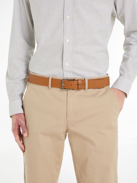 Tommy Hilfiger Ledergürtel Oliver mit Kontrast-Schnalle günstig online kaufen
