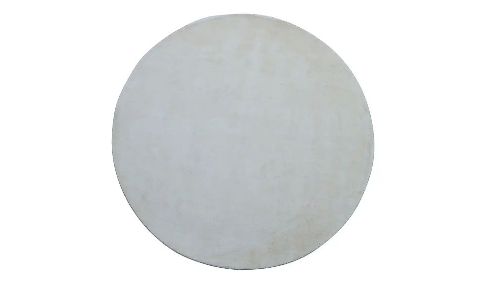 como Handloom-Teppich  Flavia ¦ weiß ¦ Viskose Ø: 160 Teppiche > Einfarbige günstig online kaufen