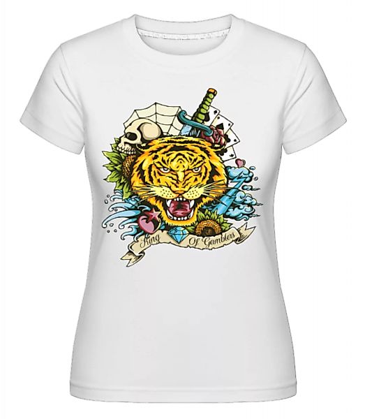 Tiger Tattoo Flash · Shirtinator Frauen T-Shirt günstig online kaufen