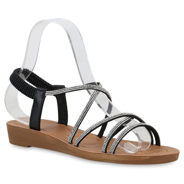 VAN HILL 840963 Riemchensandale Damen Riemchensandalen günstig online kaufen