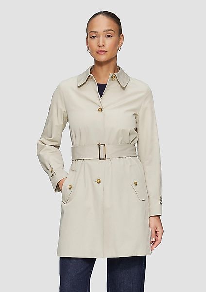 s.Oliver Trenchcoat Outdoor-Mantel Leicht gefütterter Mantel günstig online kaufen