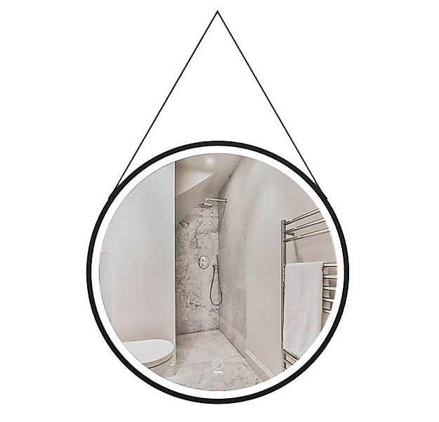 HOME DELUXE Badspiegel LED-Spiegel Rund FIANA - Größenauswahl (Aufhängbar m günstig online kaufen