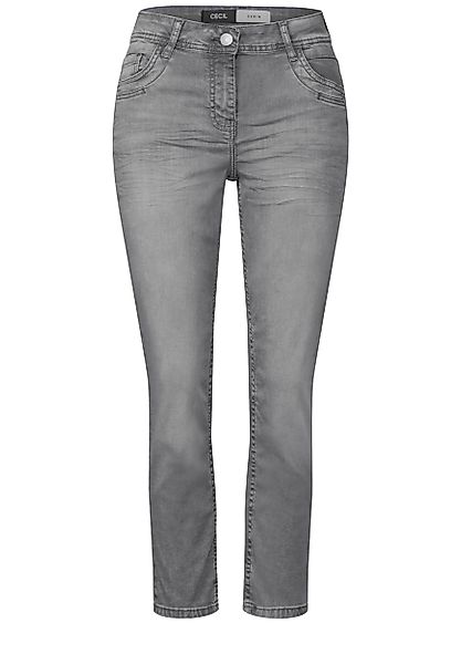 CECIL 5-Pocket-Jeans Style NOS Scarlett Grey günstig online kaufen