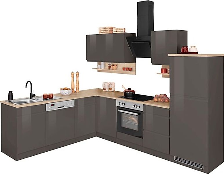 KOCHSTATION Winkelküche "KS-Virginia", Stellbreite 220/280 cm, wahlweise mi günstig online kaufen