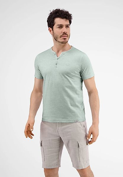 LERROS T-Shirt "LERROS Serafino mit Finelinerstreifen, washed" günstig online kaufen