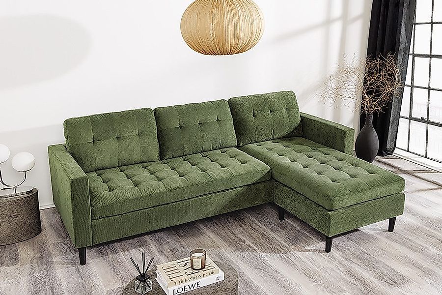 riess-ambiente Ecksofa STOCKHOLM 220cm grün · günstig online kaufen
