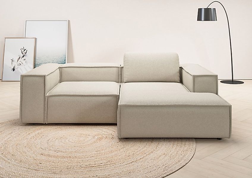Places of Style Ecksofa »Watertown, kompakte L-Form, 246 cm breite für klei günstig online kaufen