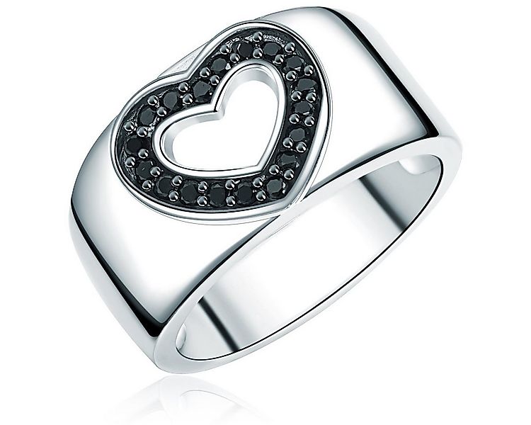 Rafaela Donata Silberring Herz silber, aus Sterling Silber günstig online kaufen
