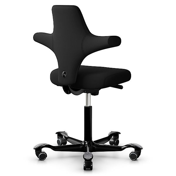 HAG CAPISCO 8126 | Stoff Xtreme schwarz | Flacher Sitz | Gestell schwarz günstig online kaufen