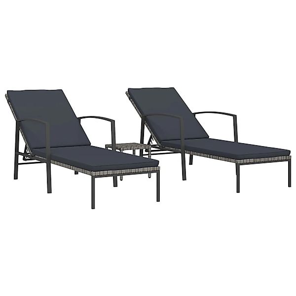vidaXL Gartenliege Sonnenliegen 2 Stk. mit günstig online kaufen
