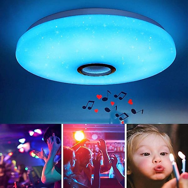 oyajia Deckenleuchte LED Deckenleuchte 40cm, 36W günstig online kaufen