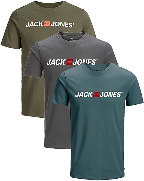 Jack & Jones T-Shirt Stilvolles Slim-Fit oder Regular Shirt mit Printdruck günstig online kaufen