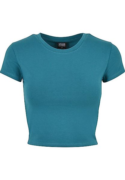 URBAN CLASSICS T-Shirt Urban Classics Damen Ladies Stretch Jersey Cropped T günstig online kaufen
