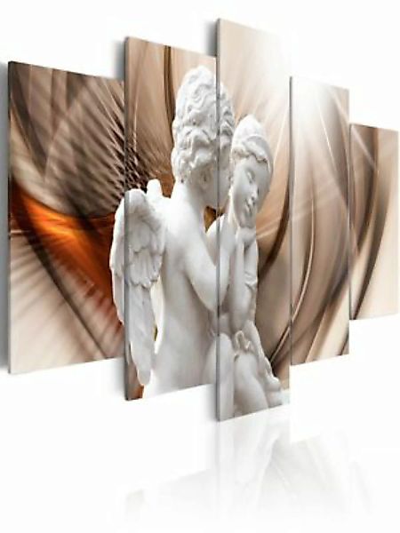 artgeist Wandbild Angelic Duet braun/weiß Gr. 200 x 100 günstig online kaufen