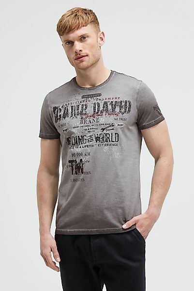 CAMP DAVID Rundhalsshirt mit Kontrastnähten günstig online kaufen