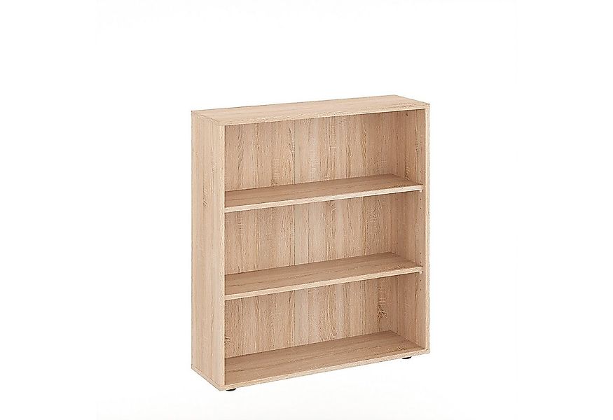 KOMTO Bücherregal Lumo 80 cm breit Regal mit 3, 4, 6 Ebenen und Höhenverste günstig online kaufen