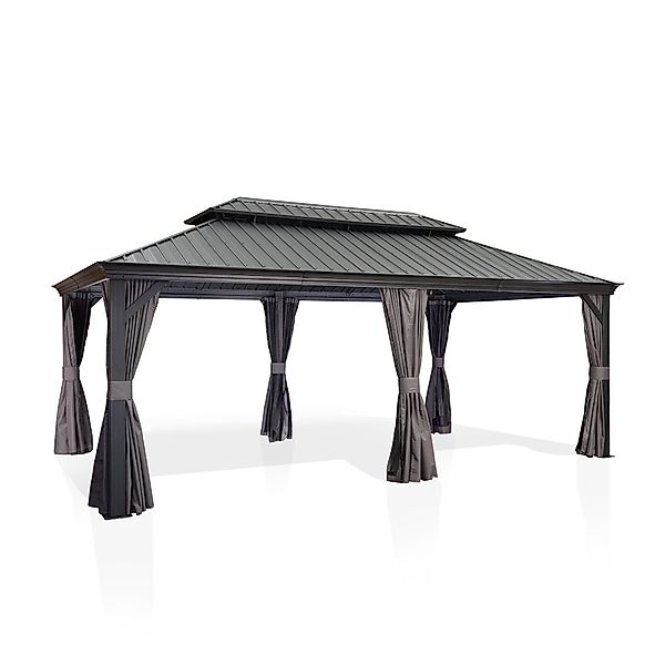 PURPLE LEAF Pavillon Außenbereich Alu Gartenpavillon günstig online kaufen