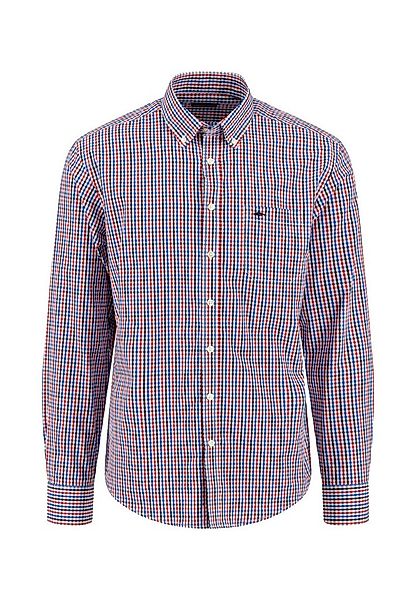 FYNCH-HATTON Langarmhemd mit Logo Stickerei günstig online kaufen