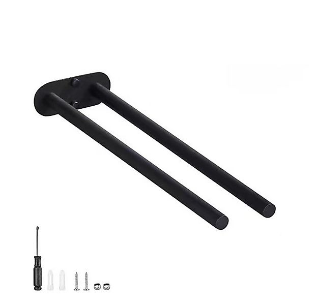 Auledio Handtuchhalter Zweiarmiger Edelstahl-Handtuchhalter bad, 40 cm Wand günstig online kaufen