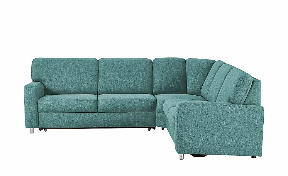 smart Ecksofa  Valencia ¦ türkis/petrol ¦ Maße (cm): B: 266 H: 90 T: 236.0 günstig online kaufen