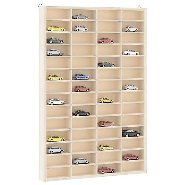 vidaXL Vitrine Sammlervitrine aus Holz mit 56 Fächern 40x4,5x60 cm günstig online kaufen