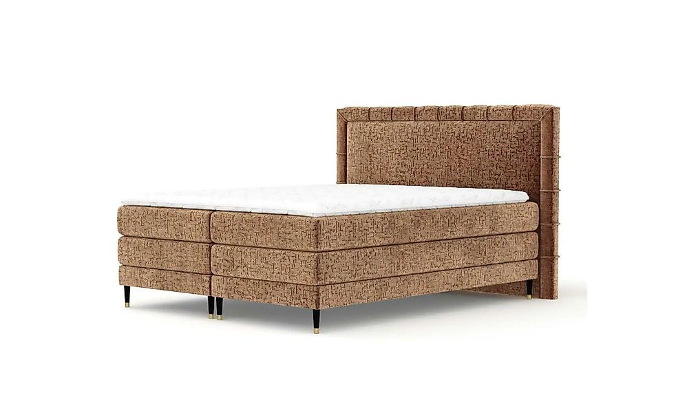 Boxspringbett   ¦ orange ¦ Maße (cm): B: 167 H: 123 Betten > Komfortbetten günstig online kaufen